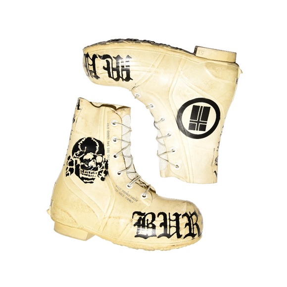 Vintage BURZUM Bunny Death Boots by Digital Trenches - Picture 1 of 7